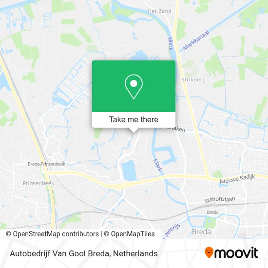 Autobedrijf Van Gool Breda Karte