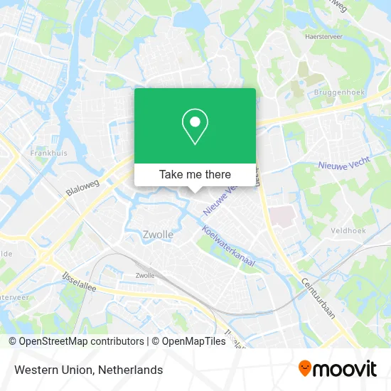 Western Union map