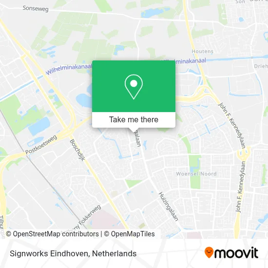 Signworks Eindhoven map