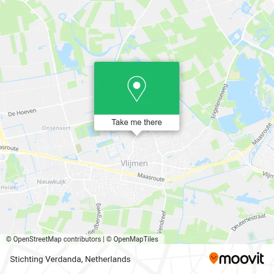 Stichting Verdanda map