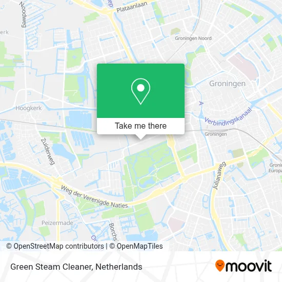 Green Steam Cleaner map