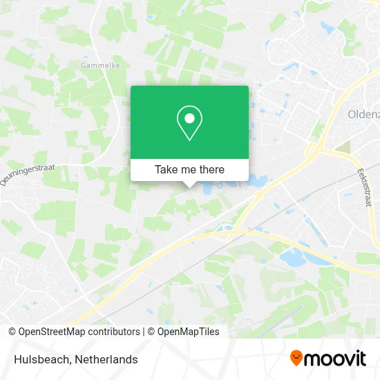 Hulsbeach map