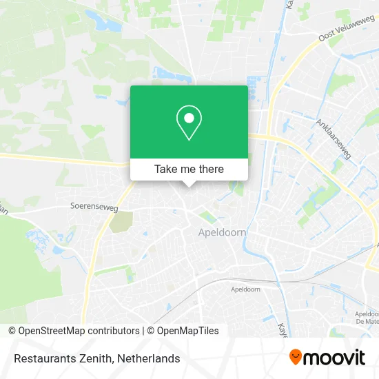 Restaurants Zenith map