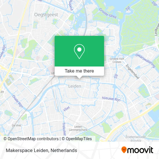 Makerspace Leiden map