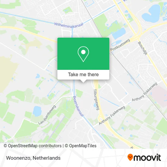 Woonenzo map