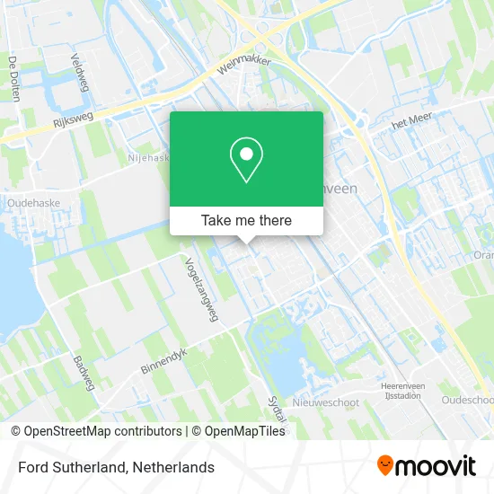 Ford Sutherland map