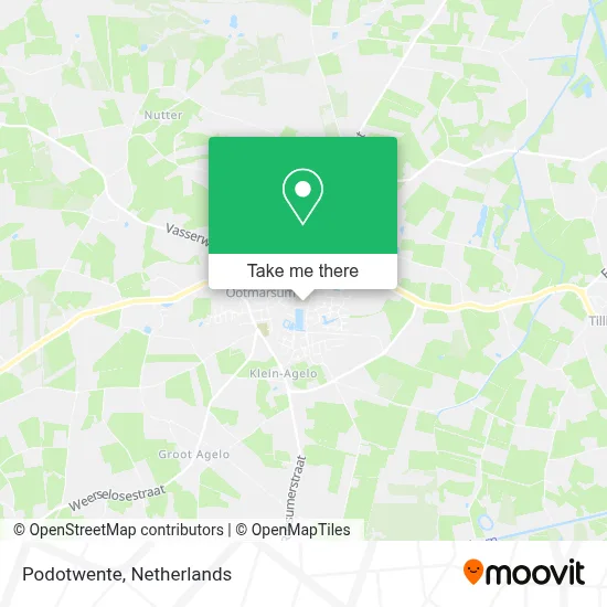 Podotwente map