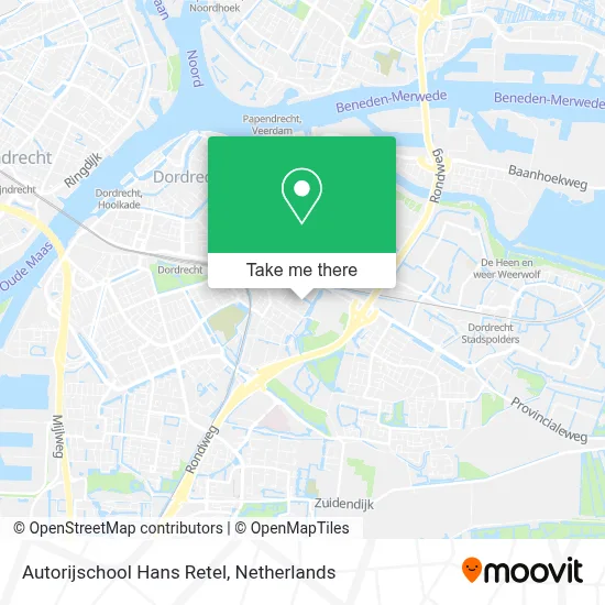 Autorijschool Hans Retel Karte