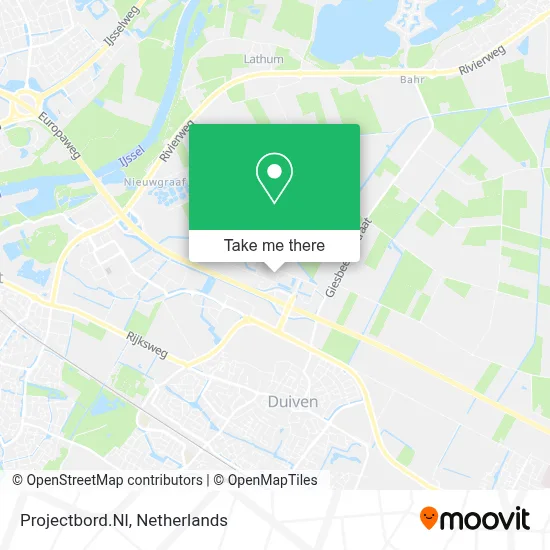 Projectbord.Nl map