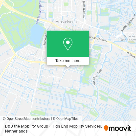 D&B the Mobility Group - High End Mobility Services map