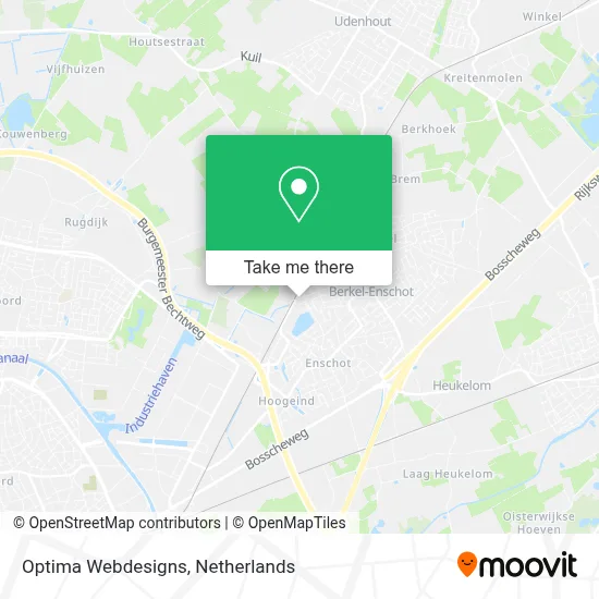 Optima Webdesigns map