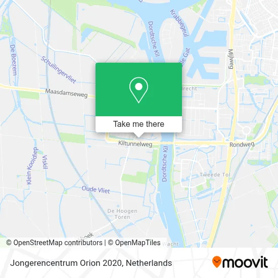 Jongerencentrum Orion 2020 map