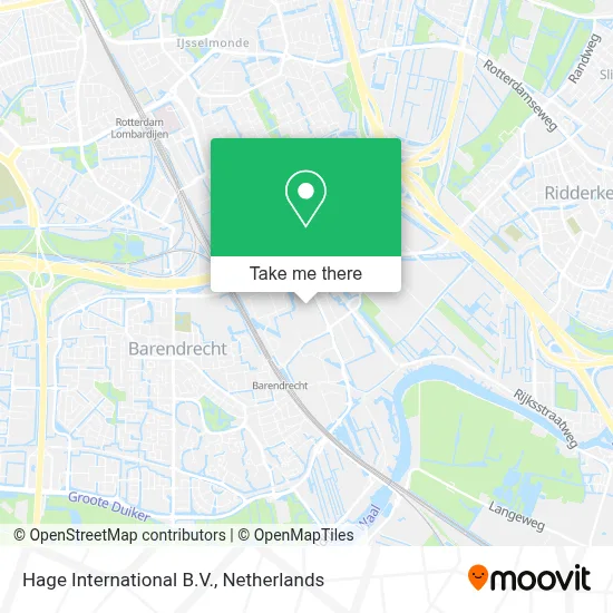 Hage International B.V. map