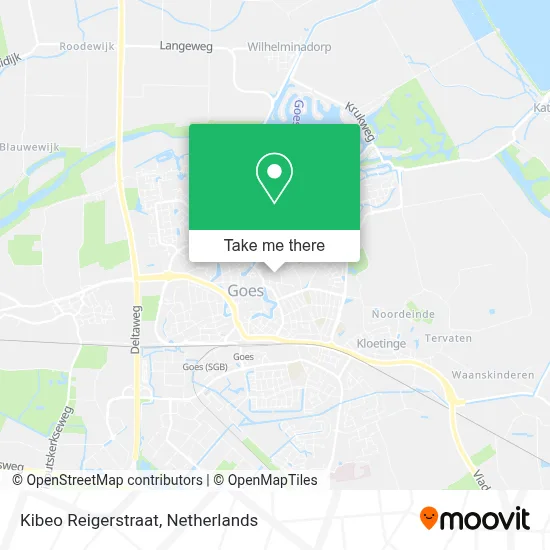 Kibeo Reigerstraat map