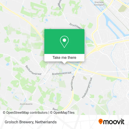 Grolsch Brewery map