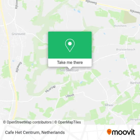 Cafe Het Centrum map