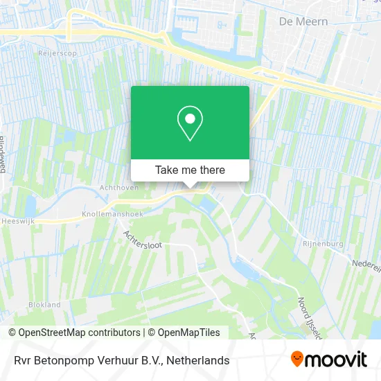 Rvr Betonpomp Verhuur B.V. map