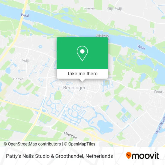 Patty's Nails Studio & Groothandel map