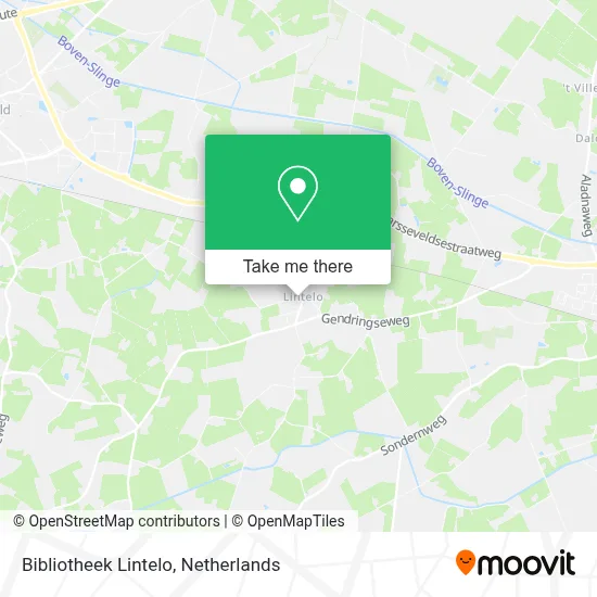 Bibliotheek Lintelo map