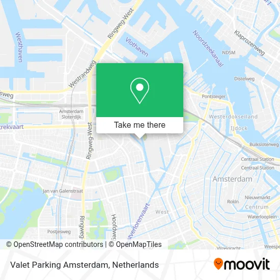 Valet Parking Amsterdam map