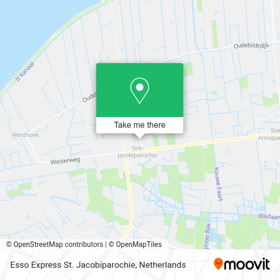 Esso Express St. Jacobiparochie map