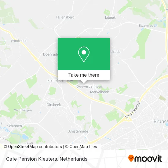 Cafe-Pension Kleuters map
