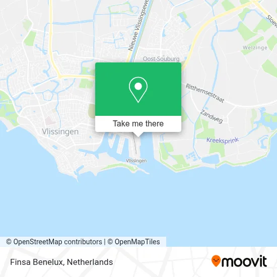 Finsa Benelux map