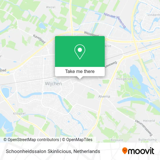 Schoonheidssalon Skinlicious map