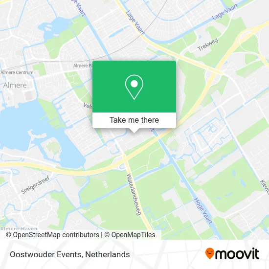 Oostwouder Events map