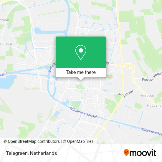 Telegreen map