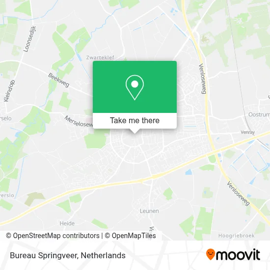 Bureau Springveer Karte