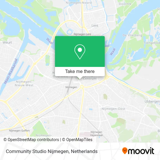 Community Studio Nijmegen Karte