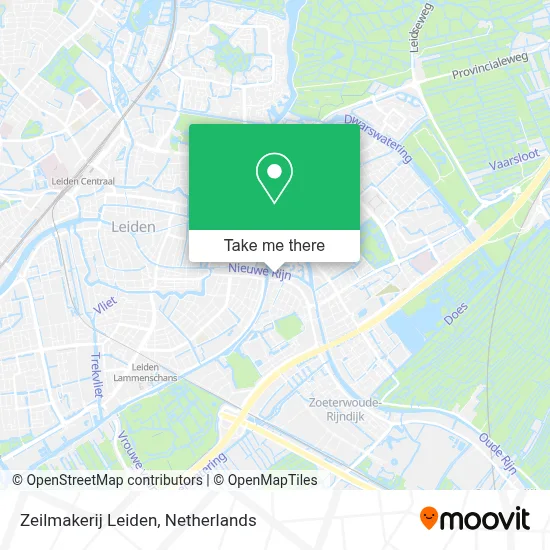 Zeilmakerij Leiden map