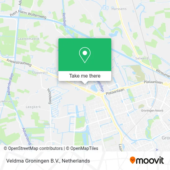 Veldma Groningen B.V. map