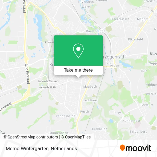 Memo Wintergarten map