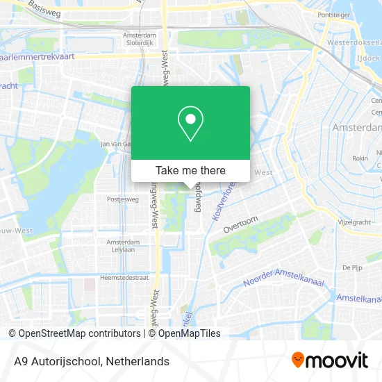 A9 Autorijschool map