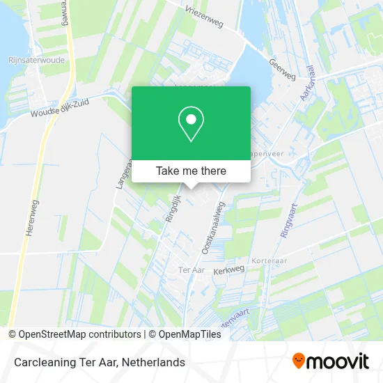 Carcleaning Ter Aar map