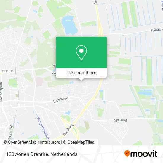 123wonen Drenthe map