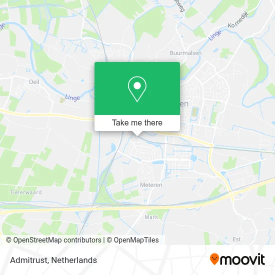 Admitrust map