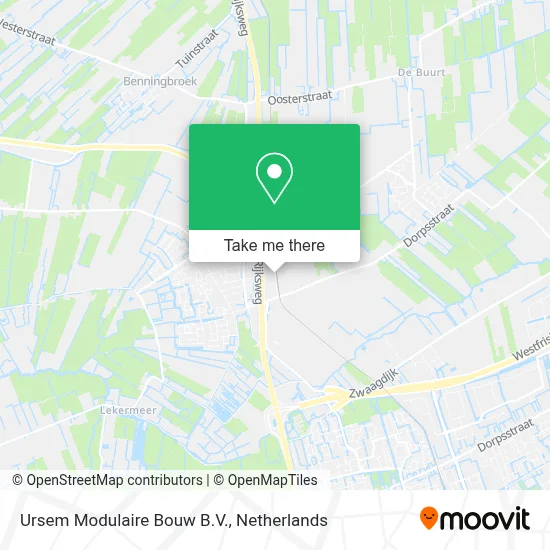 Ursem Modulaire Bouw B.V. map