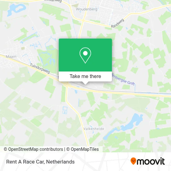 Rent A Race Car map
