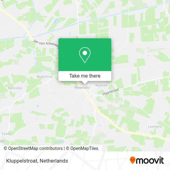 Kluppelstroat map