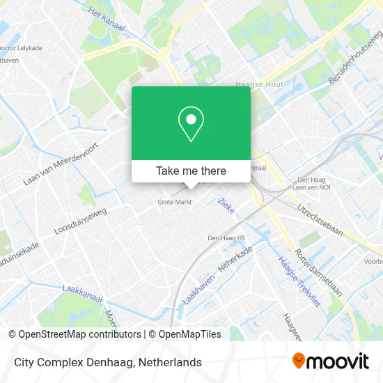 City Complex Denhaag map