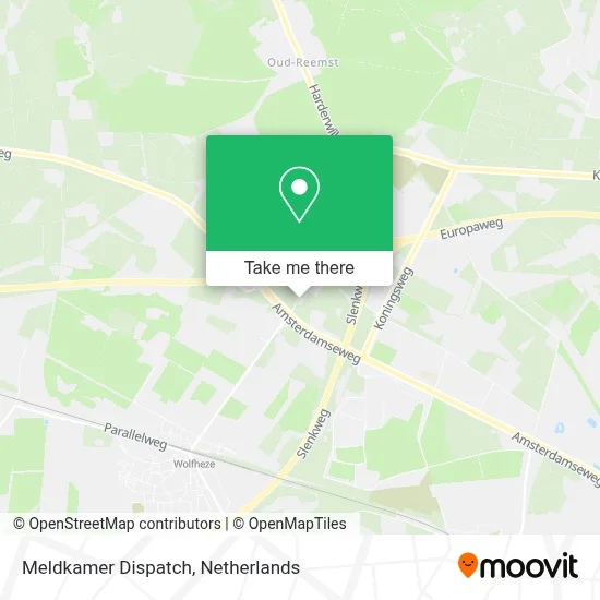Meldkamer Dispatch map