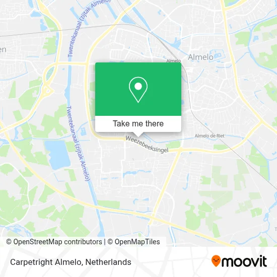 Carpetright Almelo map