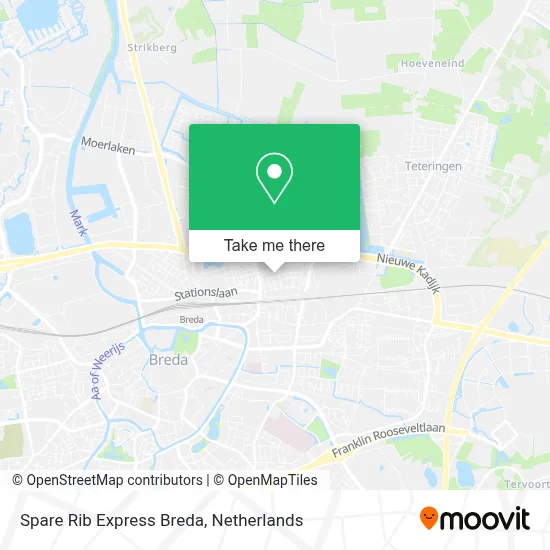 Spare Rib Express Breda map