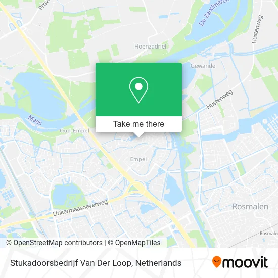 Stukadoorsbedrijf Van Der Loop map