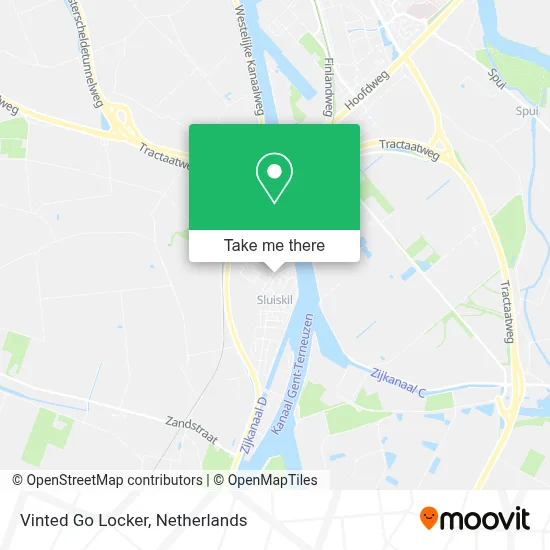Vinted Go Locker map
