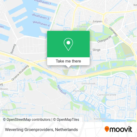 Weverling Groenproviders map