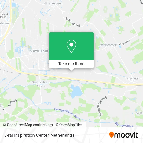Arai Inspiration Center map